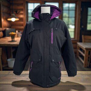 Arctix Black and Purple Girl’s Puffer Jacket Size L